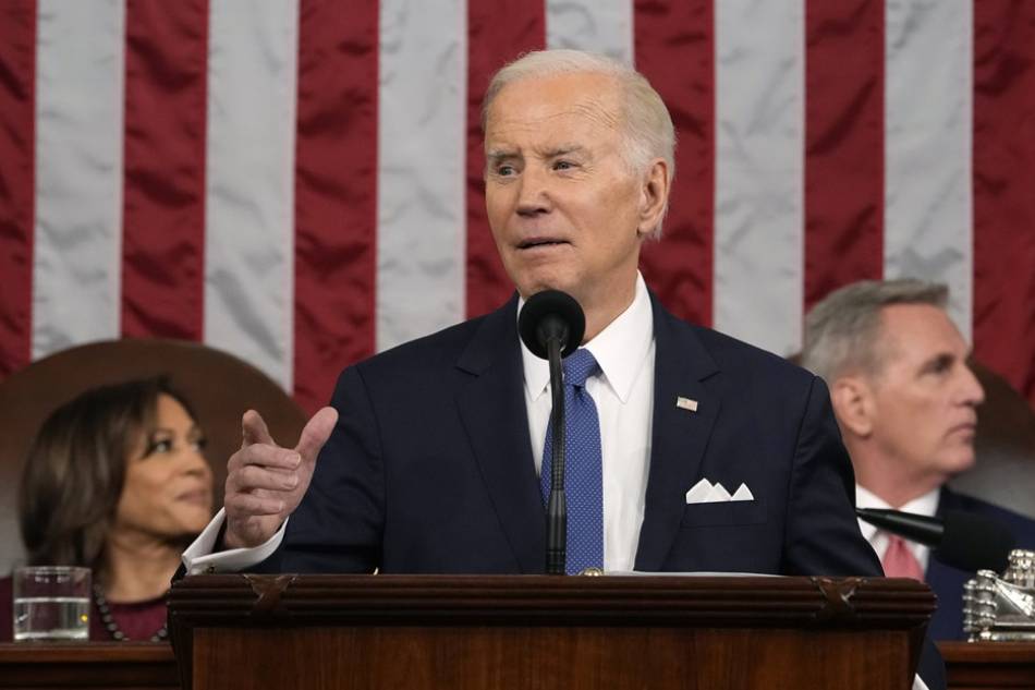 US President Joe Biden delivers the State of the Union address to a joint session of Congress at the US Capitol, in Washington, DC, USA, February 7, 2023. EPA-EFE/Jacquelyn Martin/pool