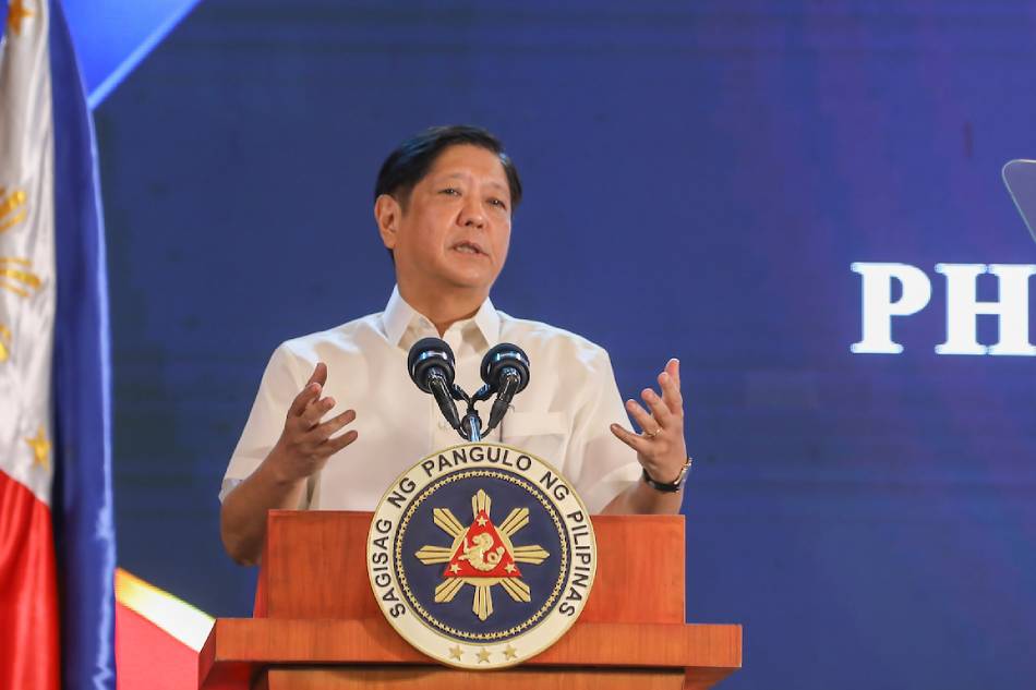 President Ferdinand R. Marcos Jr. delivers a speech during the Philippine Development Plan 2023 - 2028 Forum at in Pasay City on January 30, 2023. FILE/Rey S. Baniquet, PNA