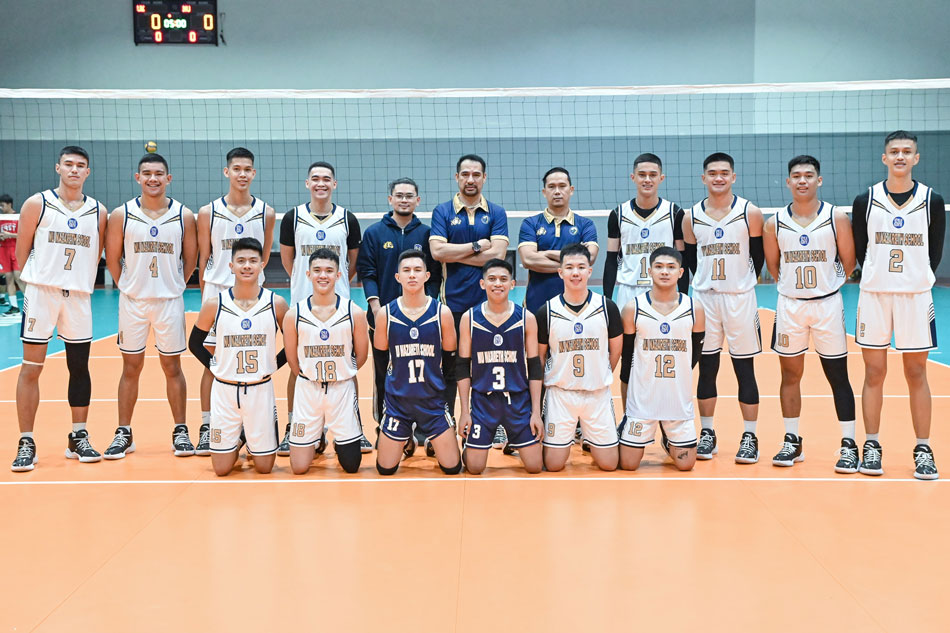 Nazareth School of National University out lasted FEU-Diliman in five sets. UAAP Media.