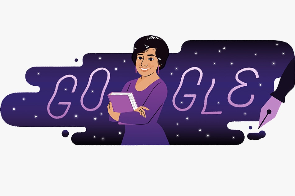 Google Doodle honors pioneer Filipina writer Paz Marquez-Benitez on her 129th birthday. Handout