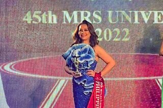 Pinay firefighter makes her mark at Mrs. Universe pageant 