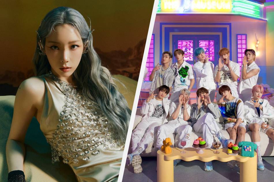 Girls' Generation's Taeyeon and boy group The Boyz will perform at 'K-Verse,' happening at the Araneta Coliseum on April 11, 2023. Photo: Twitter/@TAEYEONsmtown and @IST_THEBOYZ