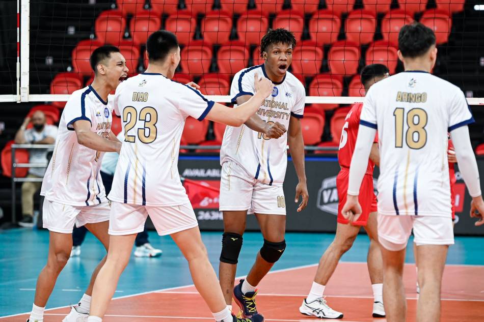 NU survives UE to stay unbeaten in men’s volleyball | ABS-CBN News