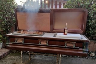 Kabaong ginawang ihawan, cooler ng may-ari ng punerarya
