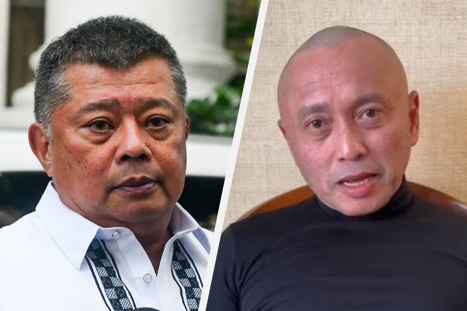 Justice Secretary Jesus Crispin Remulla (left) and embattled Negros Oriental Third District Rep. Arnolfo Teves Jr. (right) ABS-CBN News/File