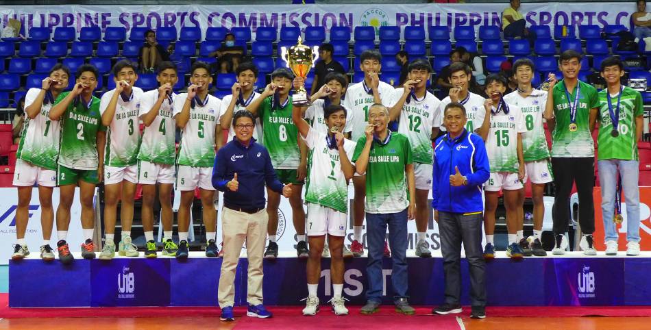 De La Salle Lipa, PNVF U-18 Boys' Division Champions