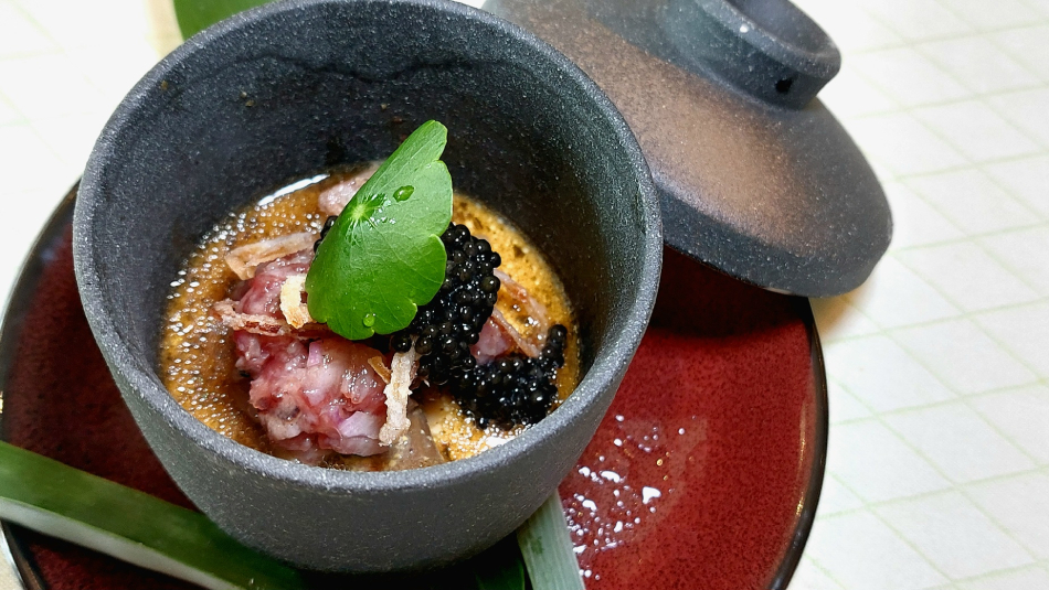 Wagyu chawan mushi. Jeeves de Veyra