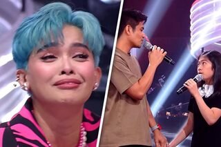 KZ Tandingan turns emotional after father-contestant performance
