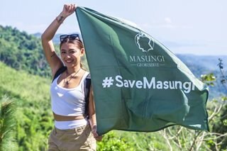 LOOK: Nadine Lustre visits Masungi Georeserve