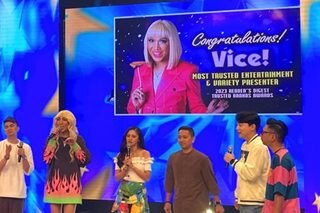 Vice Ganda grateful for being named most trusted entertainment presenter