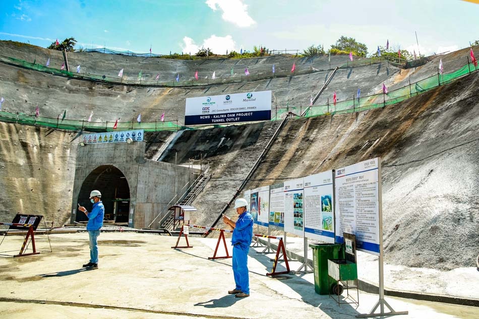 LOOK: Construction of Kaliwa Dam Project-Tunnel Outlet Portal 1
