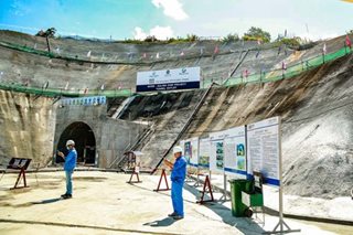  LOOK: Construction of Kaliwa Dam Project-Tunnel Outlet Portal