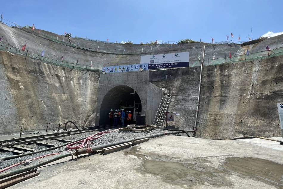 The entrance of the Kaliwa Dam project on Mar. 28, 2023. Jervis Manahan, ABS-CBN News