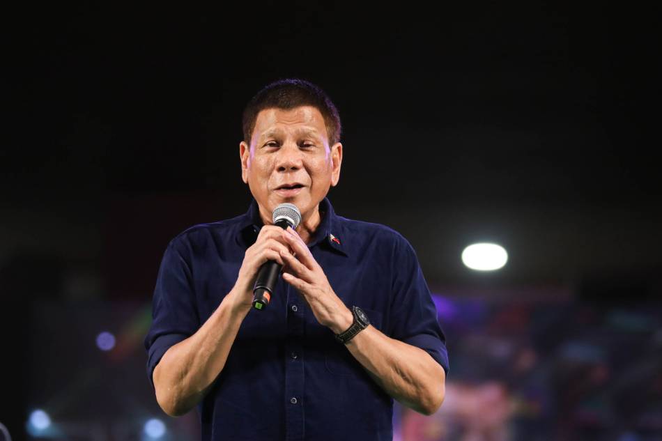 President Rodrigo Duterte attends the 'Salamat PRRD' thanksgiving concert at the Quirino Grandstand in Manila on June 26, 2022. Valerie Escalera, Presidential Photo/File.