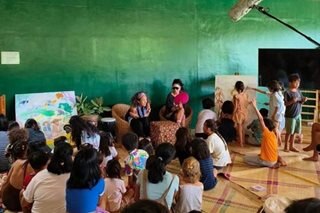 LOOK: Vanessa Hudgens bonds with students in Lio, El Nido