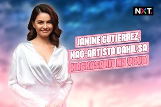 Janine Gutierrez, nag-artista dahil sa yaya