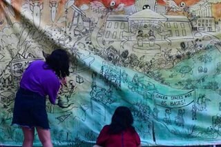 Group makes mural denouncing Balikatan and EDCA