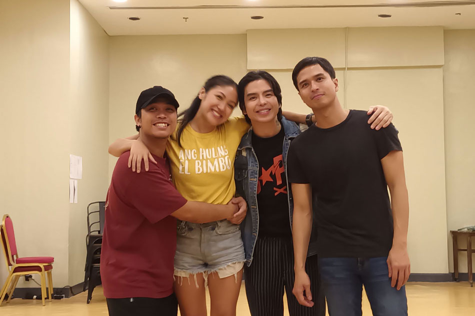 Young main characters are, from left, new cast member Paw Castillo (Young Emman), returning cast member Gab Pangilinan (Young Joy), newbie Anthony Rosaldo (Young Hector) and returning actor Topper Fabregas (Young Anthony). Totel V. de Jesus