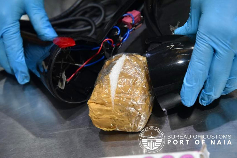 Higit P3-M halaga ng ilegal na droga, nasabat sa NAIA 4