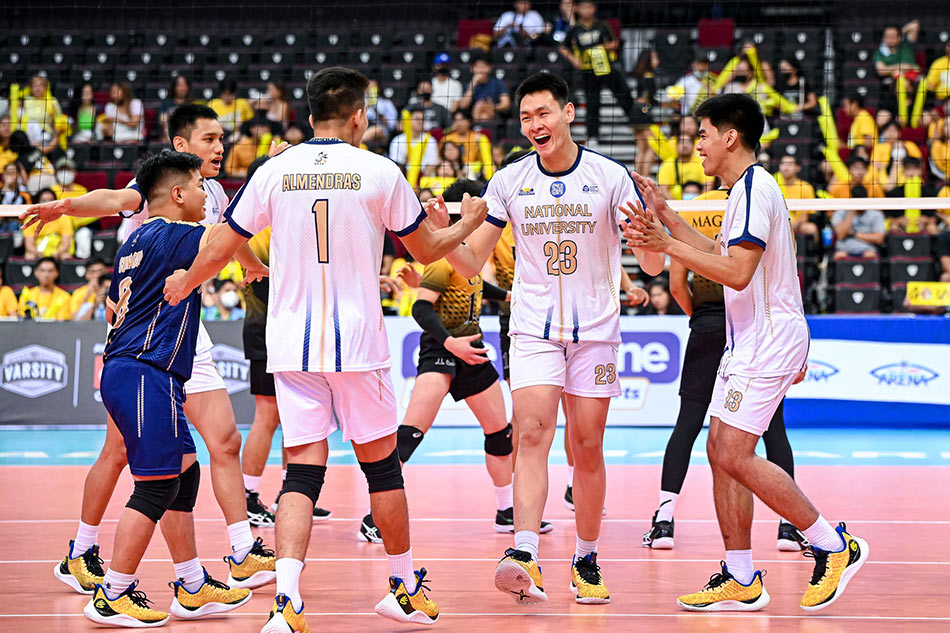 Uaap Nu Eyes Historic Sweep In Mens Volleyball Abs Cbn News