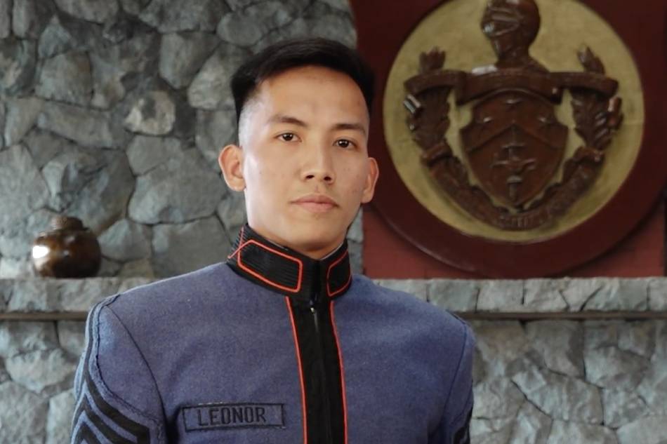 Cadet First Class Warren Leonor, the valedictorian of the PMA Madasigon Class of 2023. Philippine Military Academy/Facebook