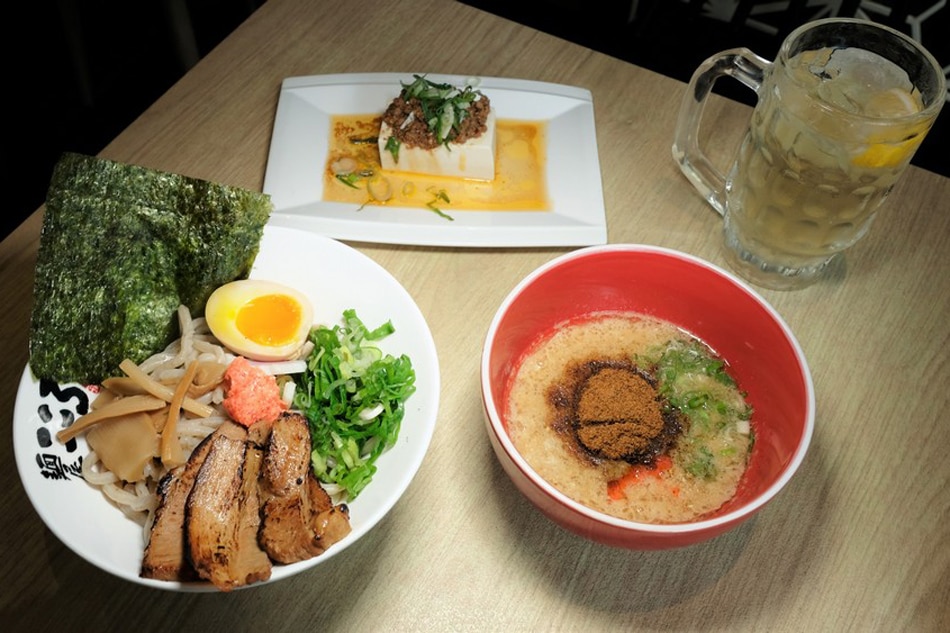  Tsukesoba, Cold tofu and Japanese highball. Jeeves de Veyra