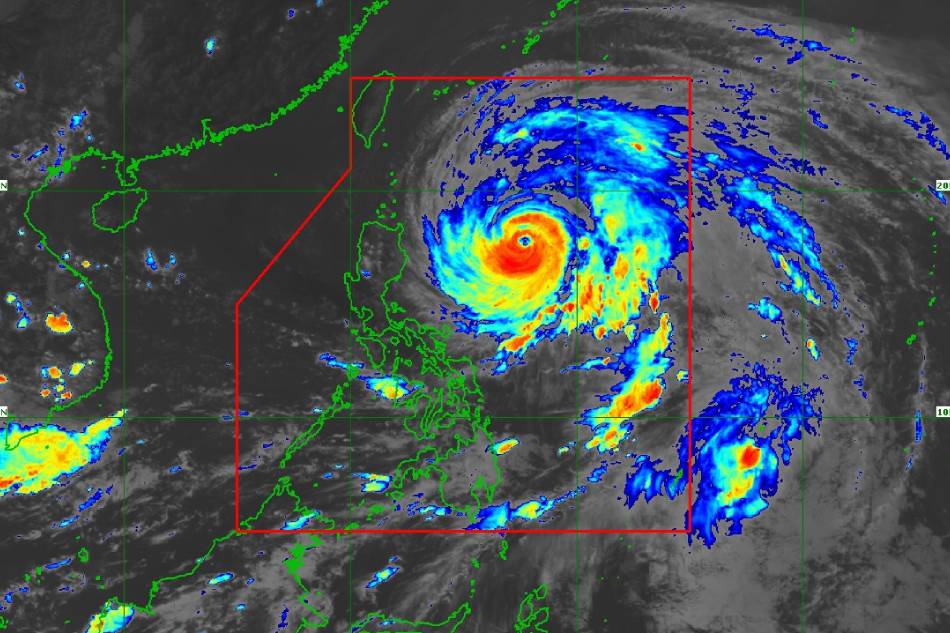 Satellite image of Typhoon Betty. PAGASA