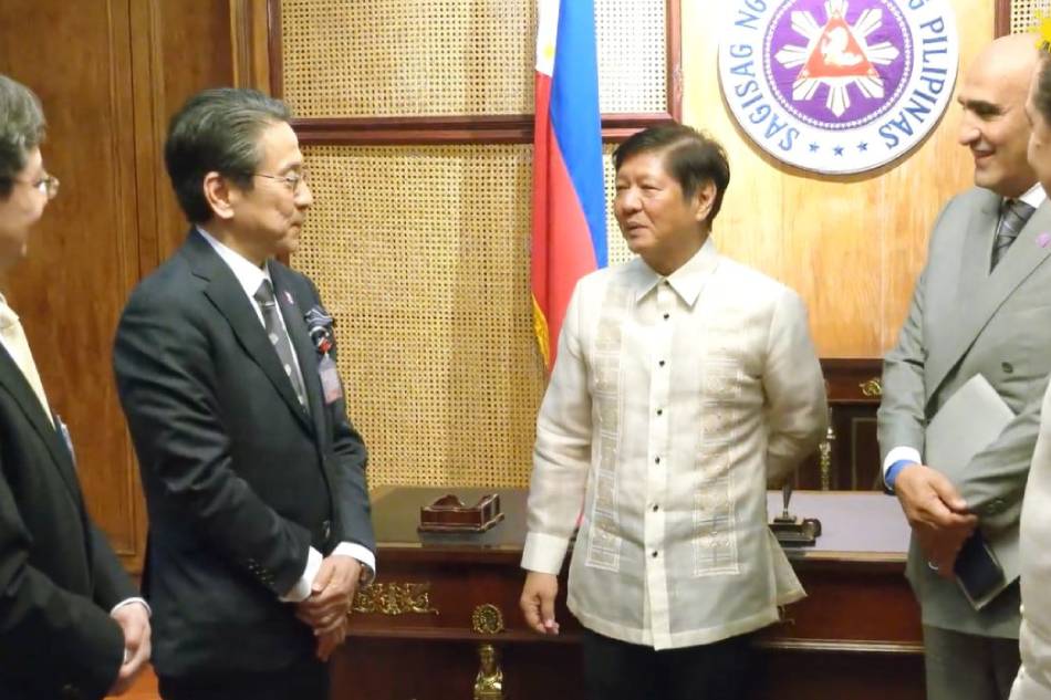 Officials of the Japan Bank for International Cooperation (JBIC) during a courtesy call with President Ferdinand Bongbong Marcos on May 31. Photo: PCO