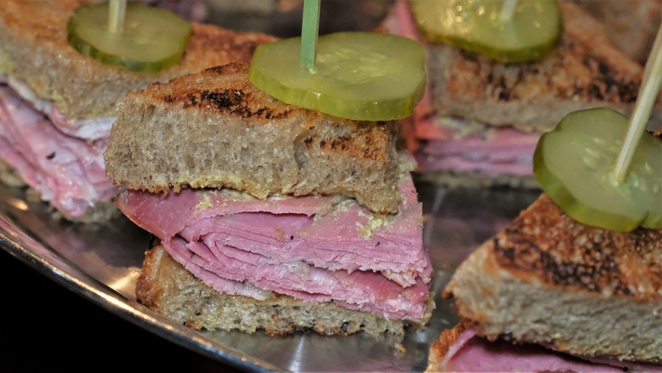 Pass-around version of the Dry-Aged Pastrami. Jeeves de Veyra