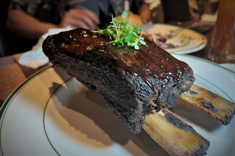 Grilled Barbecue Short Ribs. Handout