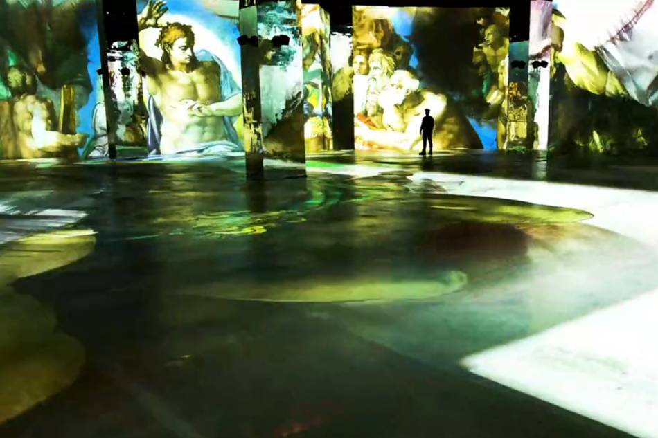 A glimpse of 'Wisdom of Da Vinci: An Immersive AI Experience.' BGC Immersive website