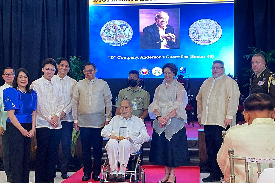 War vet Jake Almeda Lopez receives US Congressional Gold Medal | ABS ...