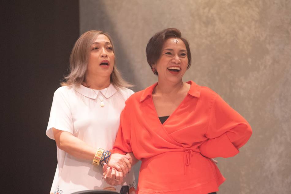 Stella Cañete-Mendoza and Frances Makil-Ignacio in a scene from 