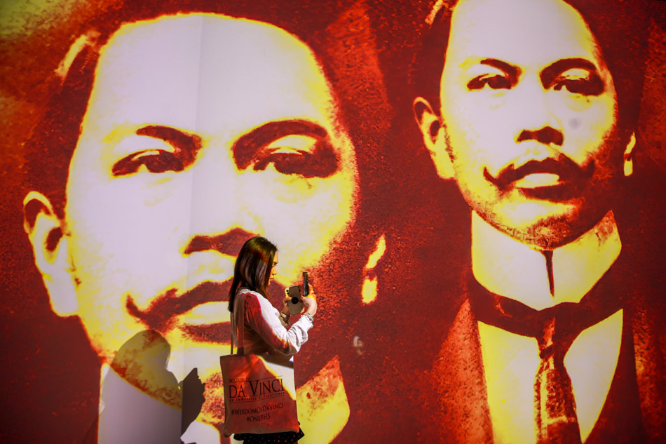 Juan Luna is featured in one of the areas of 