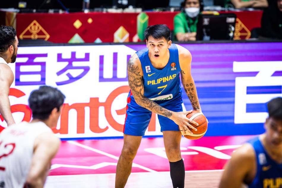 Poy Erram of Gilas Pilipinas during the 2022 FIBA Asia Cup at the Istora Stadium, Jakarta, Indonesia on Tuesday, July 19, 2022. FIBA.basketball