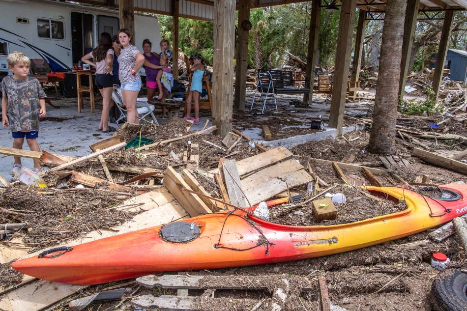 US: Biden surveys Hurricane Idalia damage in Florida | ABS-CBN News