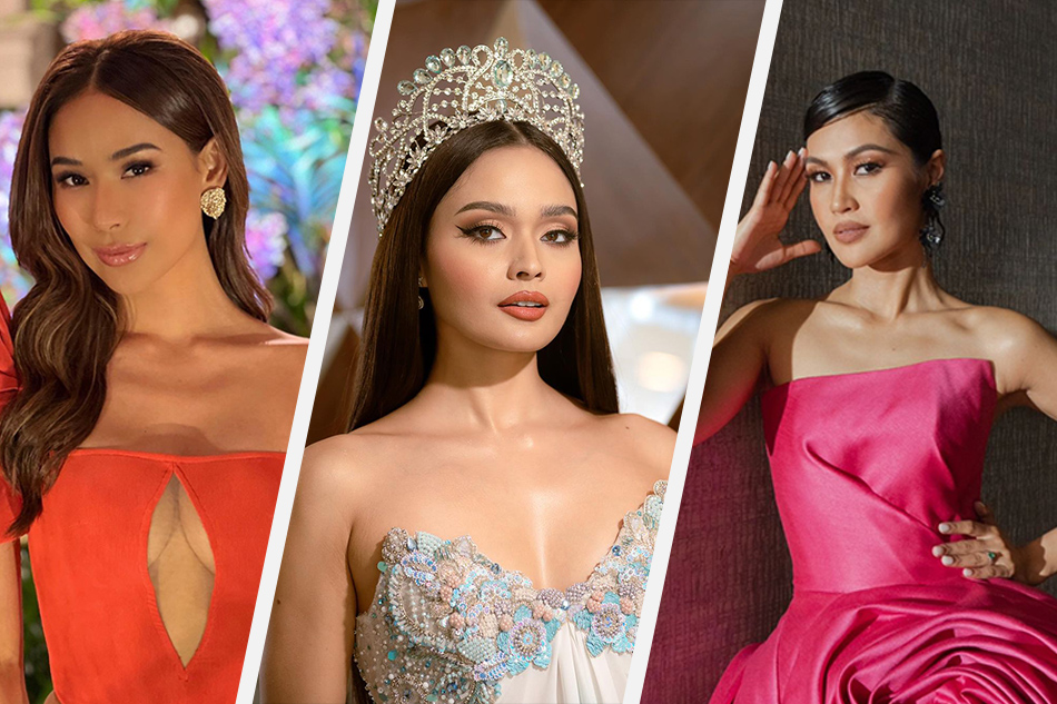  (Left to right) Miss Grand International 2020 first runner-up Samantha Bernardo, Miss Supranational 2023 first runner-up Pauline Amelinckx, and Reina Hispanoamericana 2017 Winwyn Marquez. Photos from Instagram: @samanthabernardo__, @paulineamelinckx, @teresitasse