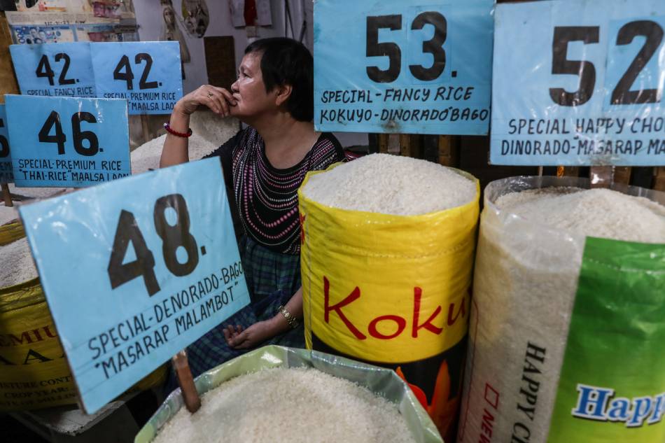 Rice retailers wait for customers at the Paco Market in Manila. Jonathan Cellona, ABS-CBN News/File 