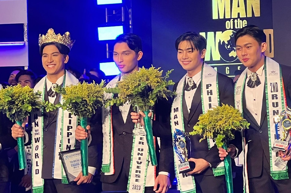 Some of the winners of the Misters of Filipinas 2023. MJ Felipe, ABS-CBN News