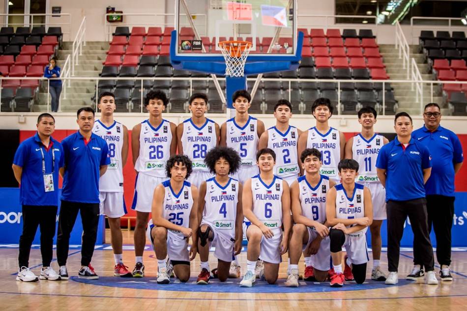 The Gilas Pilipinas Under-16 team. FIBA