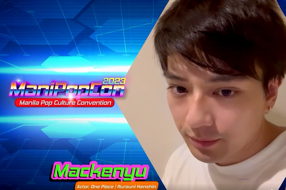 Mackenyu greets his Filipino fans in a video shared during the press conference for ManiPopCon 2023