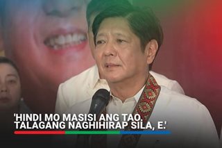 Marcos sinagot ang pagbaba ng approval rating: 'It's not surprising'
