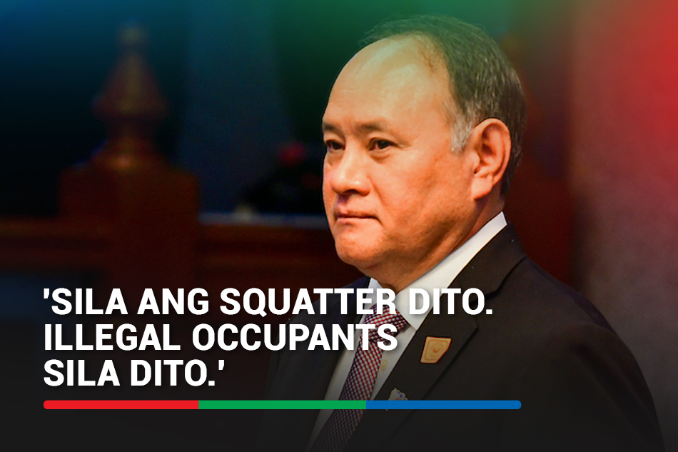 Dnd Chief China Squatter Sa West Ph Sea Abs Cbn News