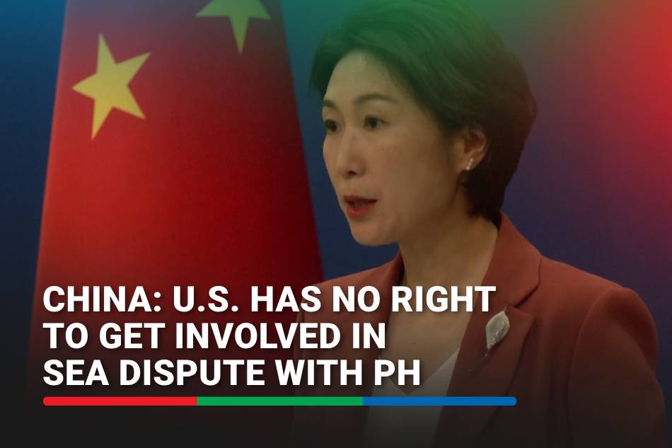 China: US Has No Right To Get Involved In Sea Dispute With PH | ABS-CBN ...