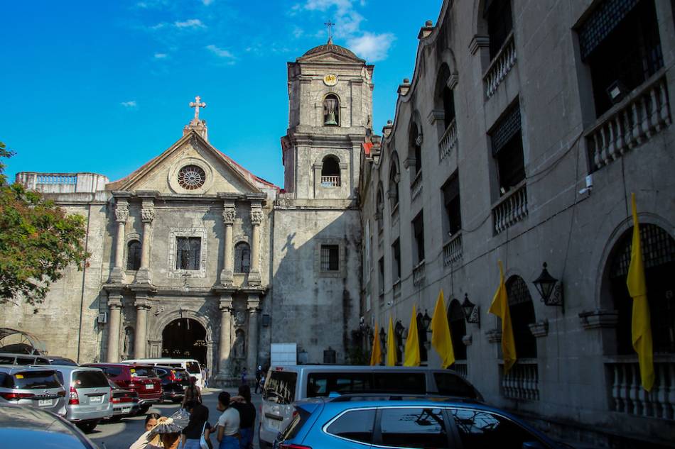Tourists visit the San Agustin Church in Intramuros, Manila in this file photo. Jonathan Cellona, ABS-CBN News