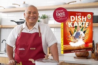 Chef Tatung's book wins Best Celebrity Chef Book in the World