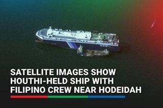 Satellite images show Houthi-held ship with Filipino crew near Hodeidah