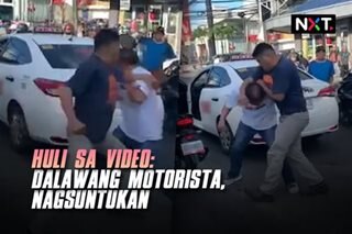 Huli sa video: Dalawang motorista, nagsuntukan