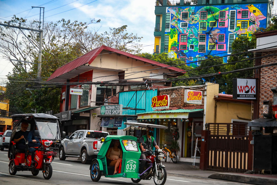 Maginhawa Street, Quezon City. Jonathan Cellona, ABS-CBN News