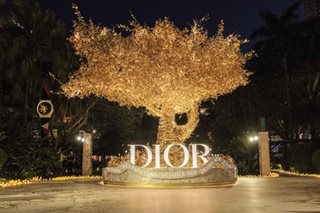 Christmas 2023: Dior tree unveiled at Makati mall 